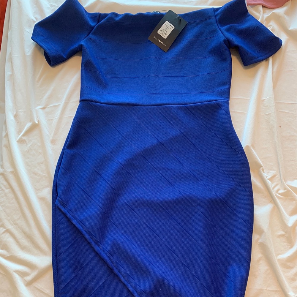 Blue Fashion Nova Dress